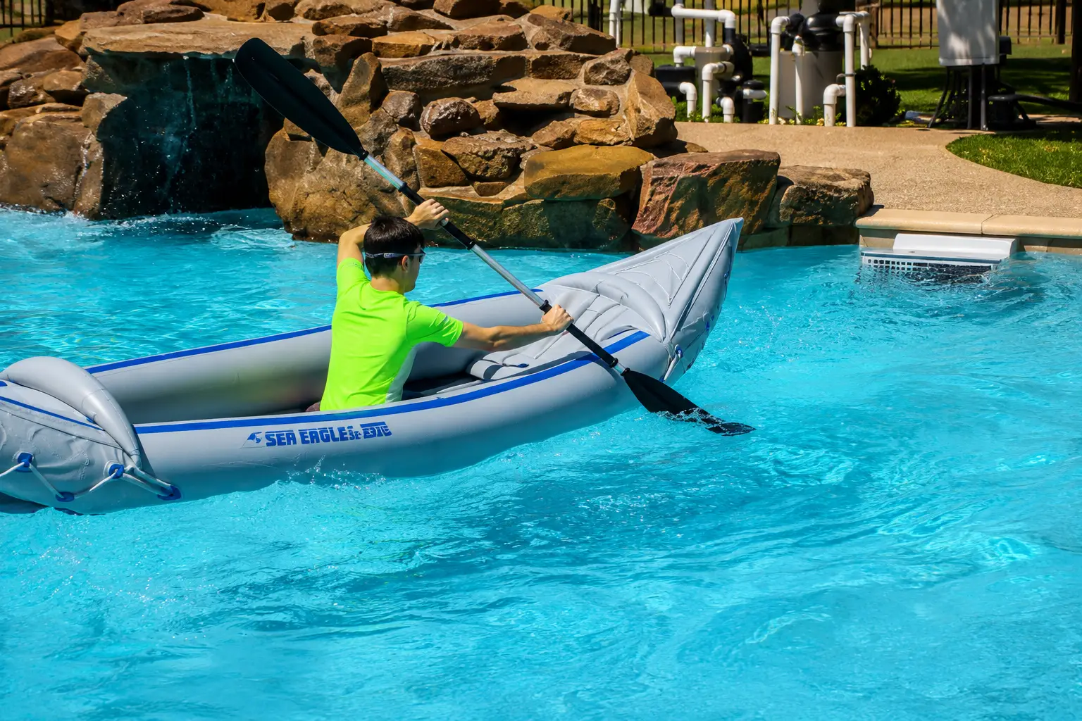 Kayaking with Fastlane Pro current